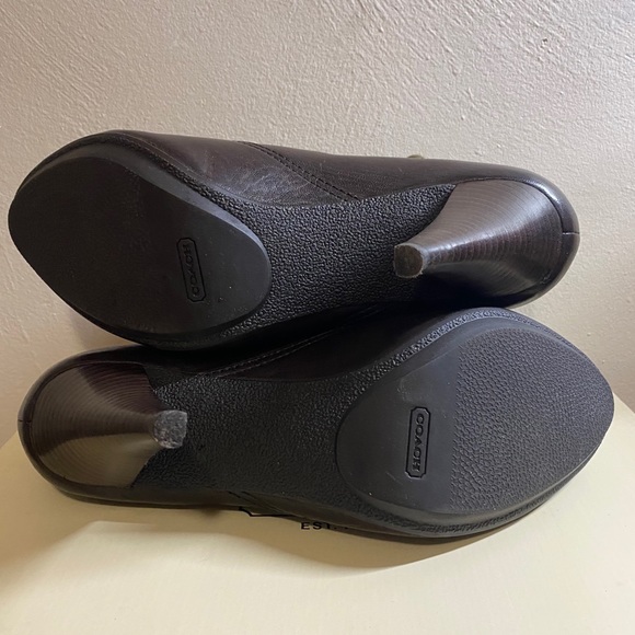 COACH Authentic Leather Ankle Boots - Picture 5 of 9